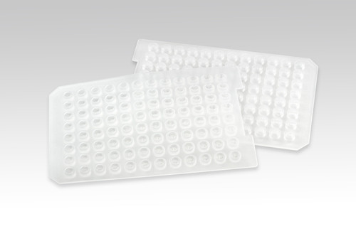 96 Round Well Pre-Slit (7mm Diameter Plug) Clear Sealing Mat with Premium Silicone