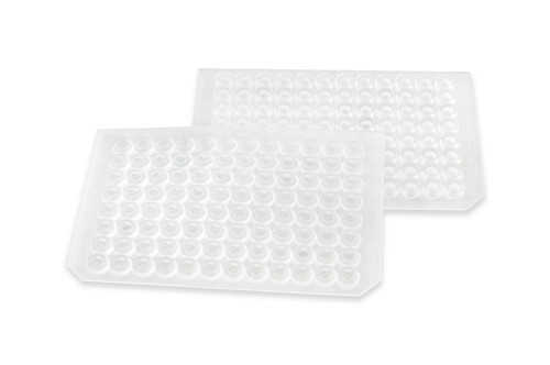 96 Round Well Ultra Low Bleed (7mm Diameter Plug) Clear Sealing Mat w/Premium Silicone