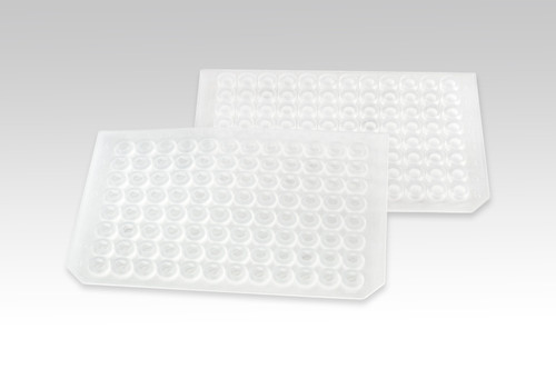 96 Round Pre-Slit (8mm Diameter Plug) Clear Sealing Mat with Premium Silicone