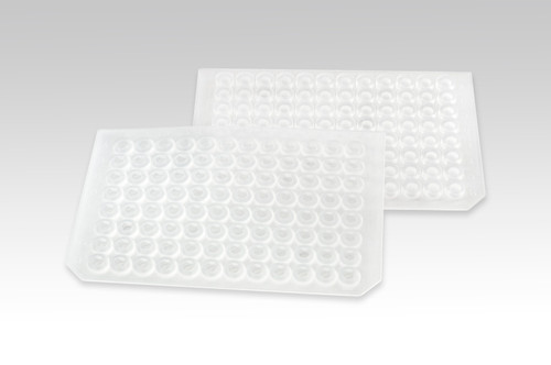 96 Round Ultra Low Bleed (8mm Diameter Plug) Clear Sealing Mat with Premium Silicone