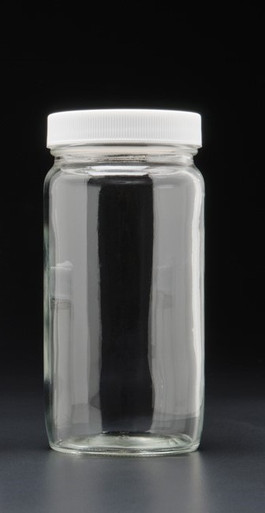 Precleaned & Certified - 16 oz, 500mL Tall Wide Mouth Jar - JG