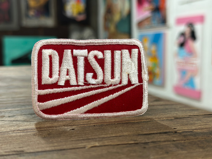 Vintage 1980s Datsun Patch - Found in New Stock Condition
