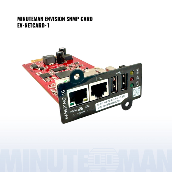 Minuteman EV-NETCARD-1G Network Card Minuteman EV-NETCARD-1G Network Card
