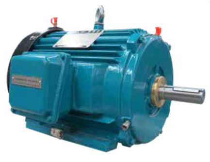 Brook Crompton MC4N001-9, 1 HP, 1800 RPM, 460 VAC, 3Ph/60Hz, Cast Iron Frame, NEMA IEEE841 143T FR