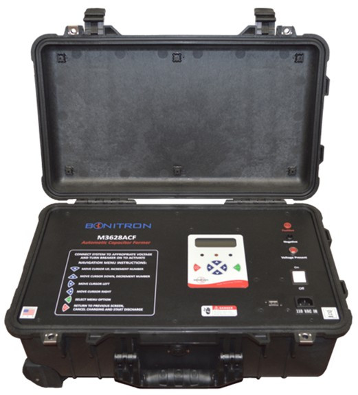 Bonitron M3628ACF-Y01-120-E AUTOMATIC CAPACITOR FORMER, 110-120VAC IN, 1000VDC, 1A OUT