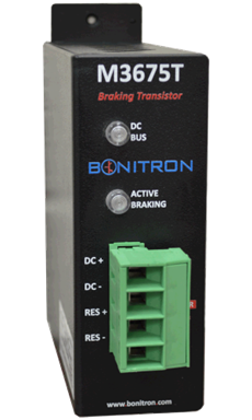 Bonitron M3675T-L10 BRAKING TRANSISTOR, 230-240VAC, 10A/2A 38 Ohm Min.