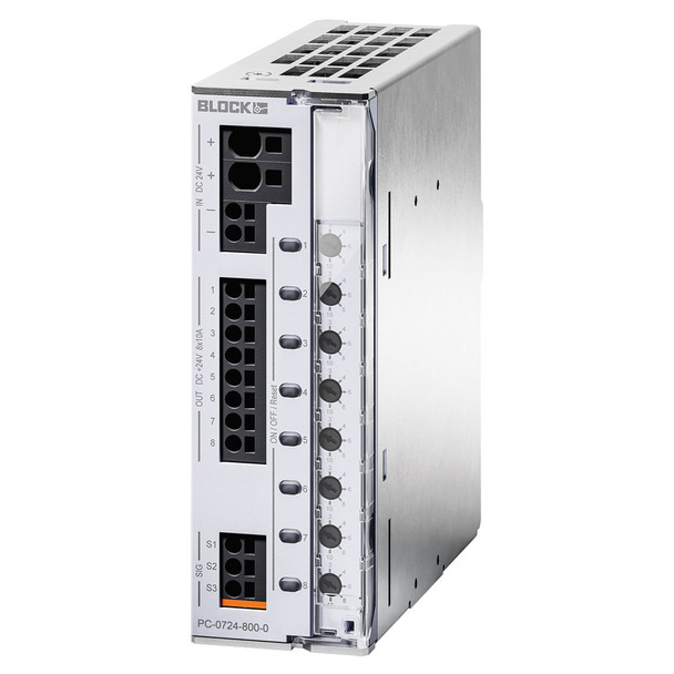 Block USA PC-0724-800-0 - 8 Channel Circuit Breaker