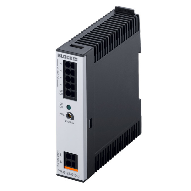 Block USA PM-0112-070-0 - Switched Mode Power Supply, Single Phase, 84W, 100-240VAC Input, 84W/12VDC Output