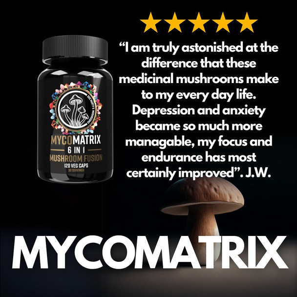 MYCOMATRIX 6-IN-1 Medicinal Mushrooms