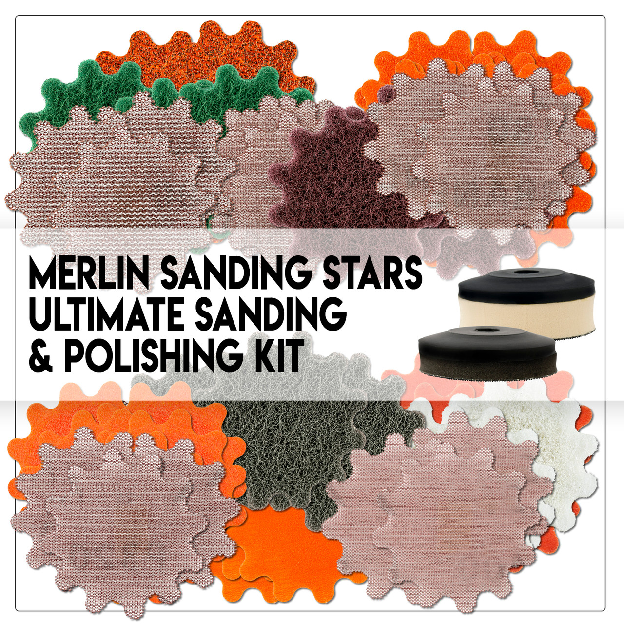 SANDING STAR - 2" (50MM) ULTIMATE SANDING & POLISHING KIT