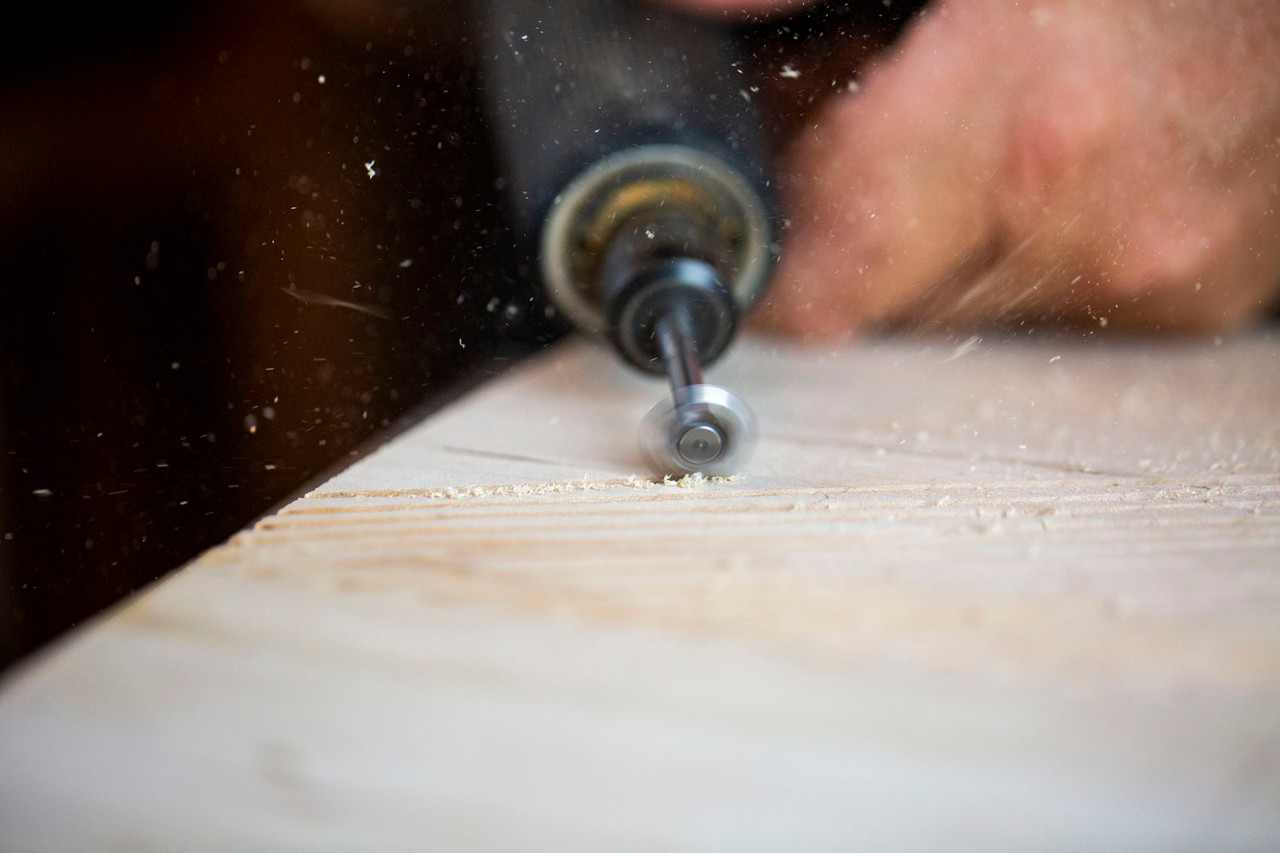 MINI CARVING BITS - TRIANGLE HEAD, 1/8