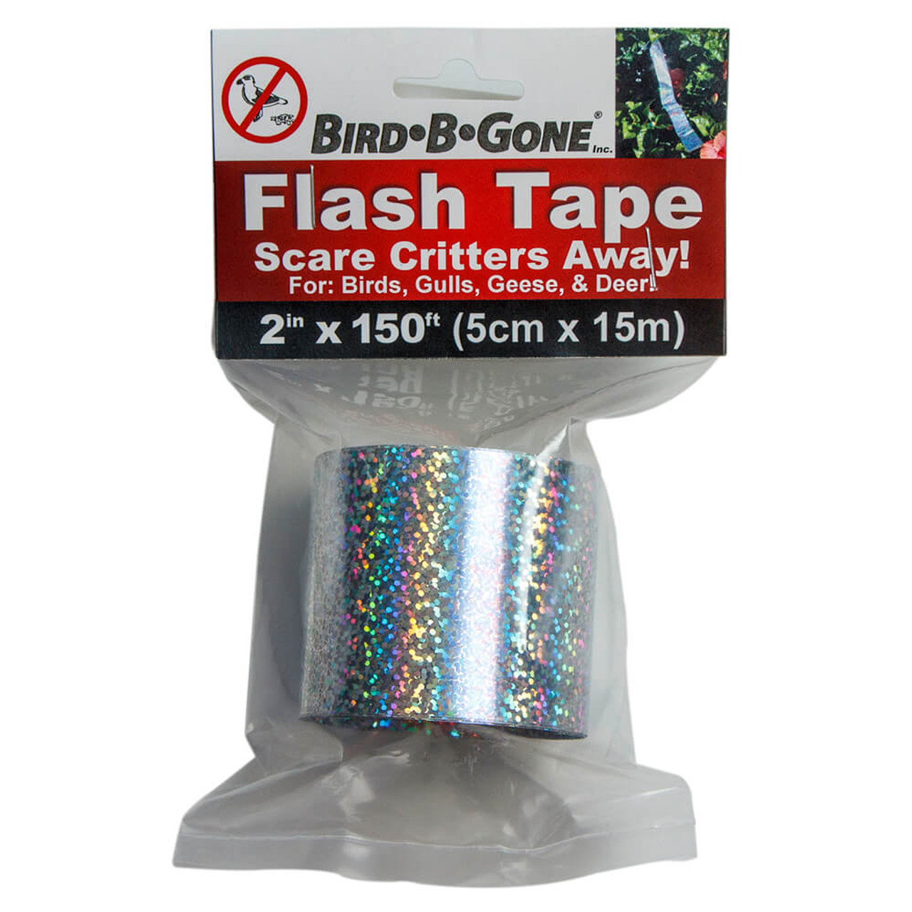 Holographic Flash Tape 150’ x 2” Bird B Gone