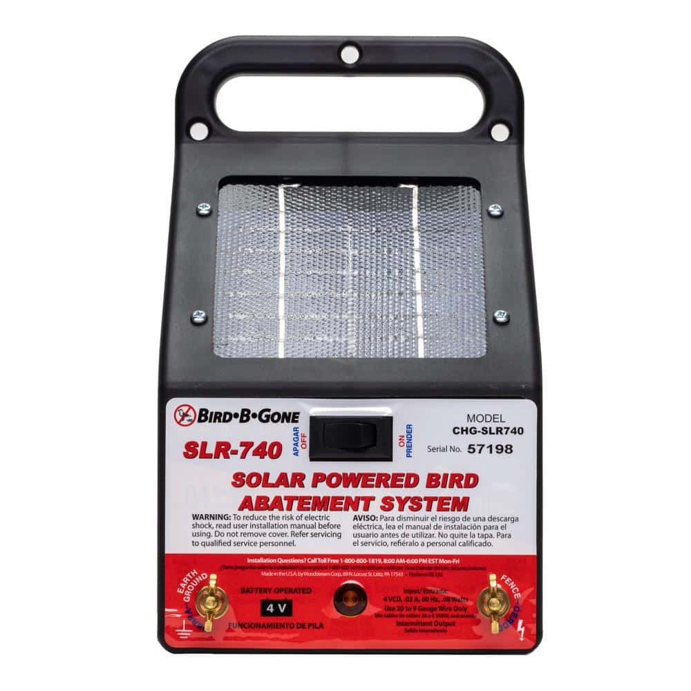 Bird Jolt Flat Track Solar Charger Bird B Gone