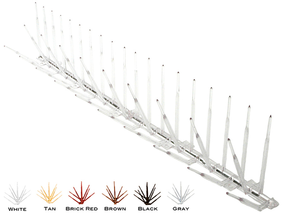Plastic Bird Spikes Now Come in 7 Colors to Blend in With Their Surroundings