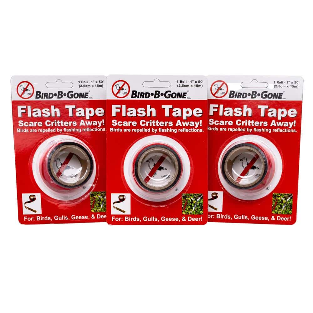 Metallic Flash Tape for Bird Control Holographic Bird Tape Bird Scare Flash  Tape