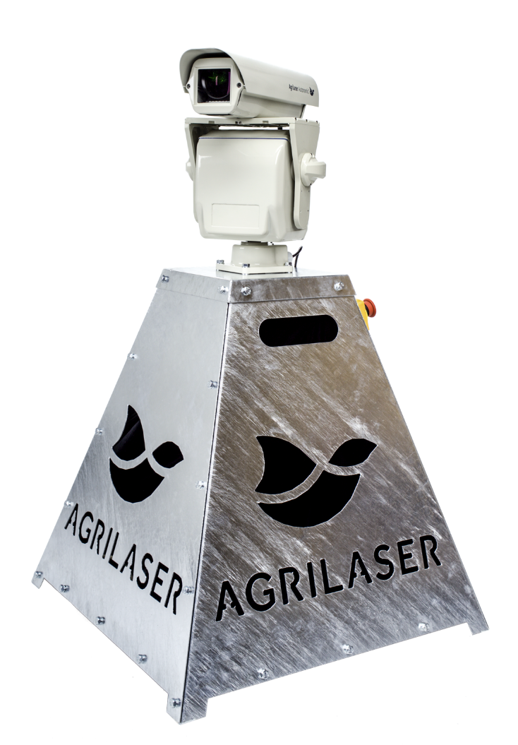 Using Bird Control Lasers to deter flocking birds Bird B Gone LLC