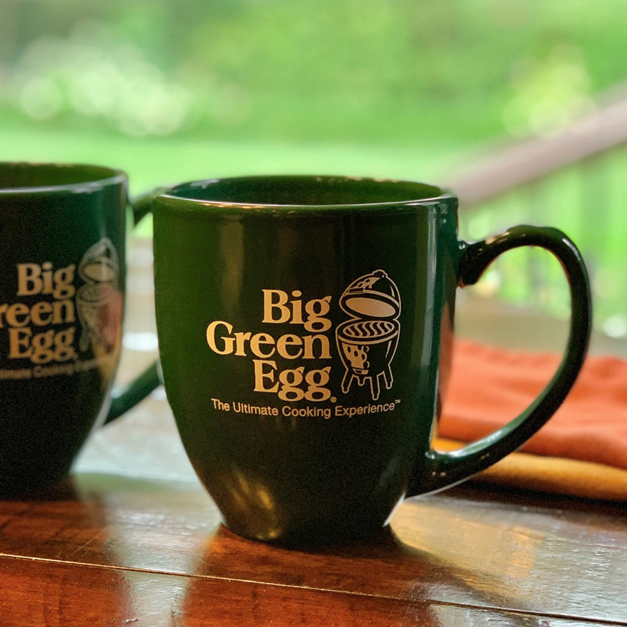 YETI 14 Ounce Rambler Mug with Big Green Egg Logo - Big Green Egg