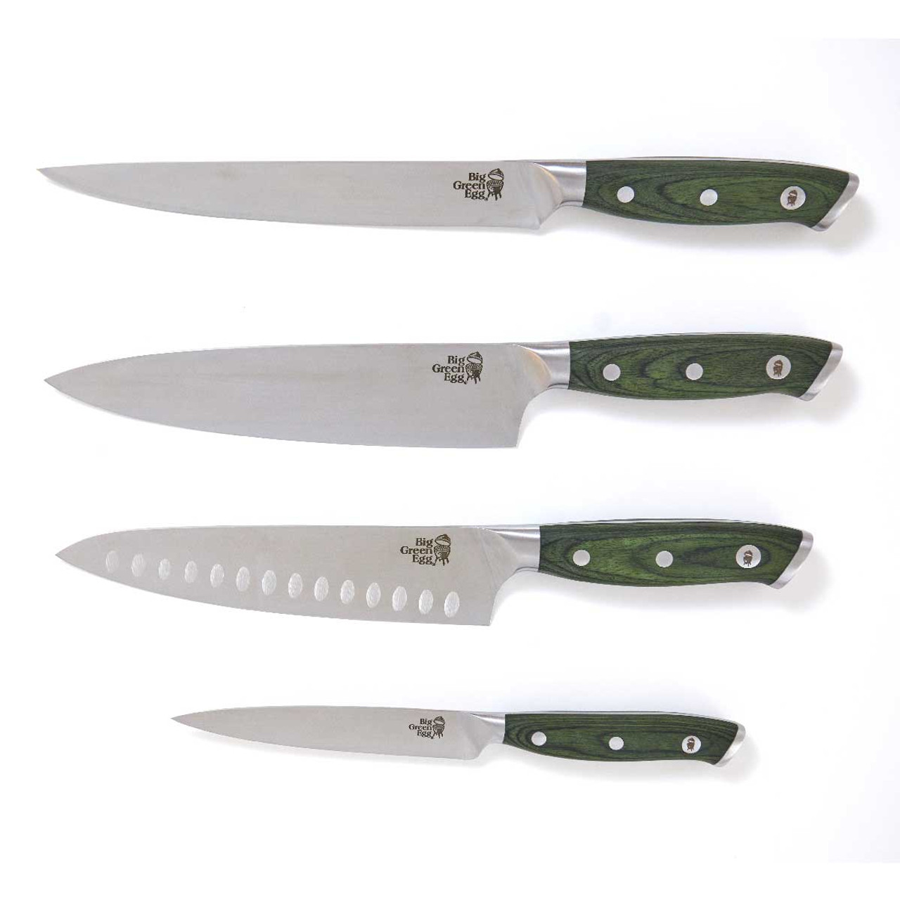 Green Color Kitchen Knife Set with Woven Pattern Knife Block - China  Kitchen Cutting Knife and Cooking Knife price