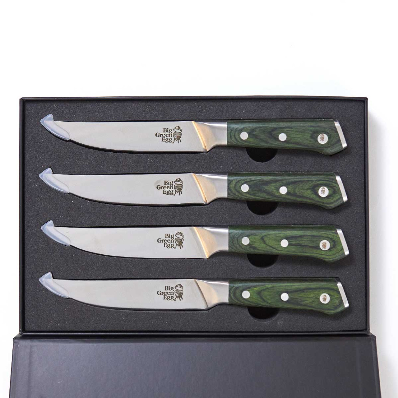 4-Piece Culinary Knife Set with Case - Big Green Egg