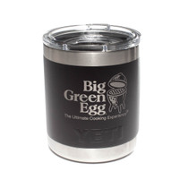 Yeti Rambler 20oz cup tumbler engraved Big Green Egg, Northwoods Green