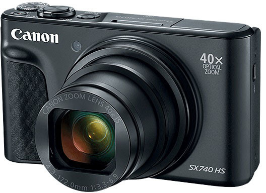 PowerShot SX740 HS Digital Camera (Black) - Allen's Camera