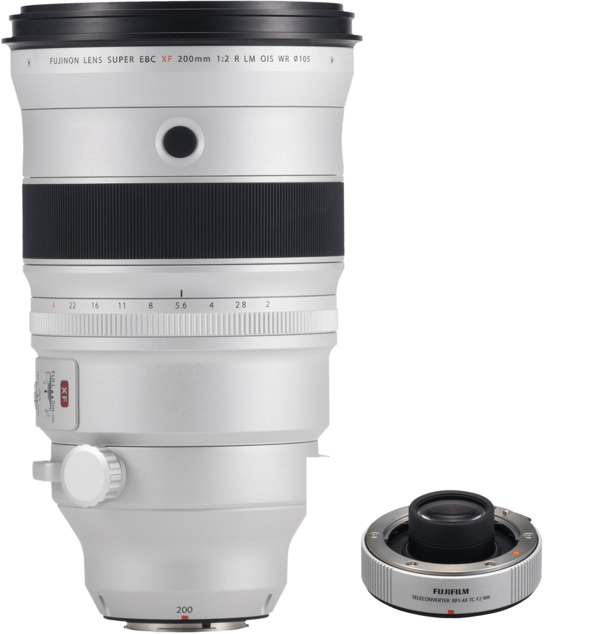 Fujinon XF 200mm F2 LM OIS WR Lens with FUJINON XF1.4X F2 TC WR Teleconverter - Allen's Camera