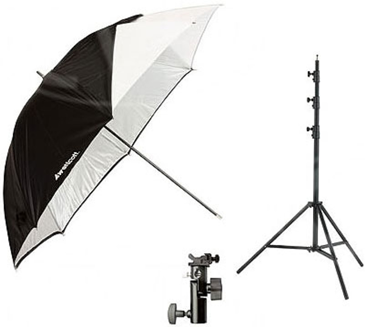 43" Collapsible Umbrella Flash Kit with Stand Allen's Camera