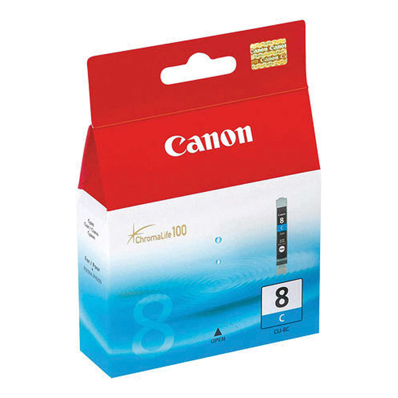 CLI - 8?????????? - For Canon Pixma pro9000?pro9000 Mark II?ip6700d?ip66 Canon Chromalife100 CLI-8 Cyan Ink Cartridge