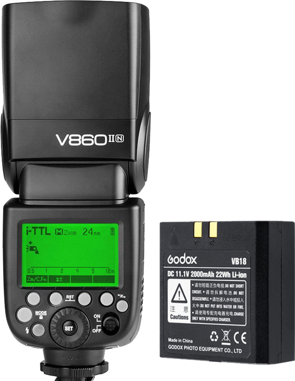 VING V860IIN TTL Li-Ion Flash Kit for Nikon Cameras