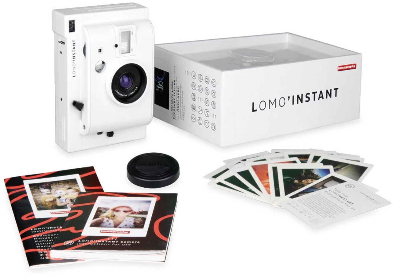 Lomography Lomo'Instant Instant Film Camera (White Edition)