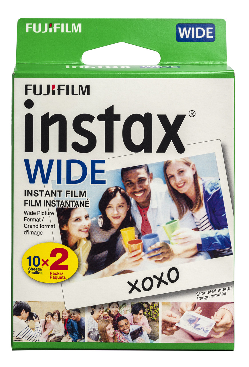 Wide Film - 2 Packs of 10 Sheets - Camera