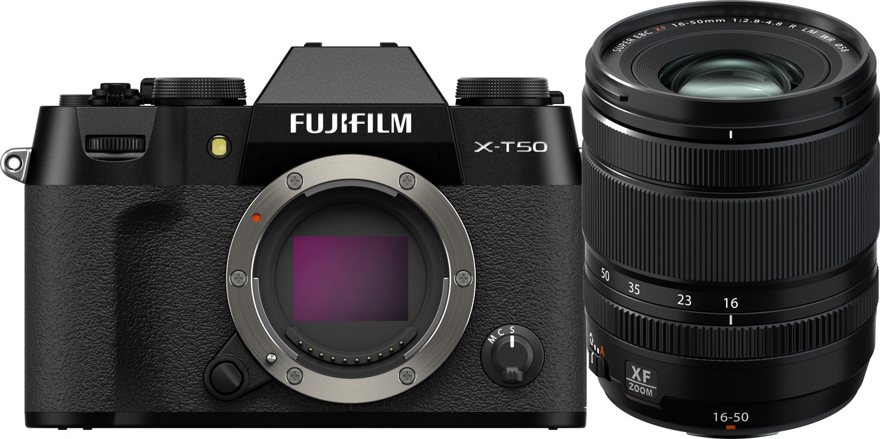 X-T50 Mirrorless Camera with XF 16-50mm f/2.8-4.8 Lens (Black