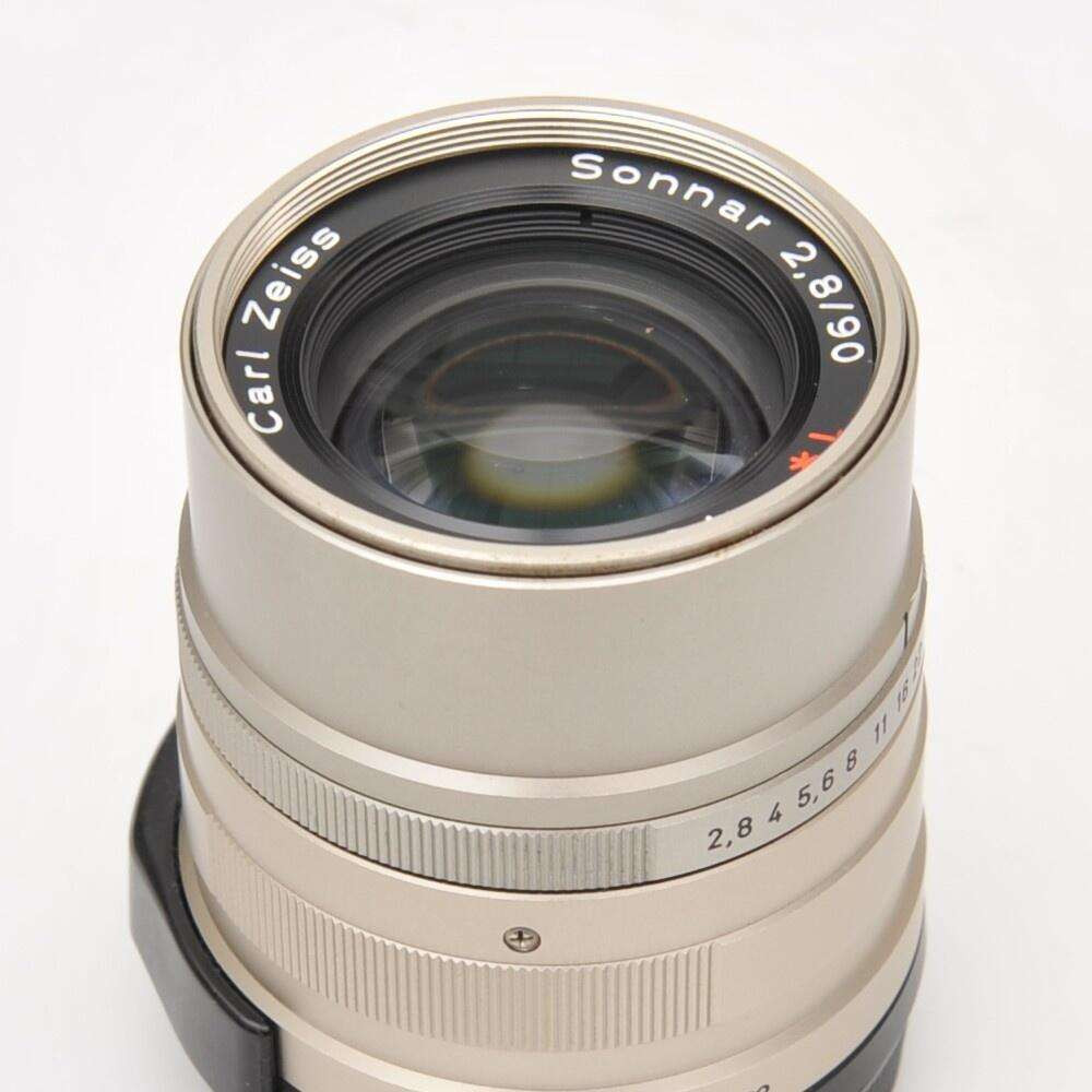 90mm f/2.8 Zeiss Sonnar T* Lens for G-Series (Silver) /USED