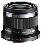 M.Zuiko Digital 45mm f/1.8 Lens (Black)