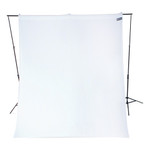 9' x 10' White Wrinkle-Resistant Backdrop