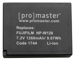 NP-W126S Lithium Ion Replacement Battery for Fujifilm