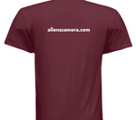 Allen's Camera T-Shirt - Maroon (Large)