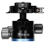 KS-10 Low Gravity QR Ball Head with Panning Arca-Type Plate
