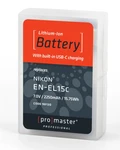 Li-Ion Battery for Nikon EN-EL15C with USB-C Charging (Z8, ZF, Z6III) 