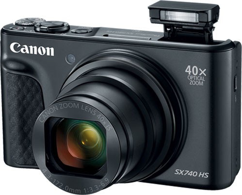 PowerShot SX740 HS Digital Camera (Black) - Allen's Camera