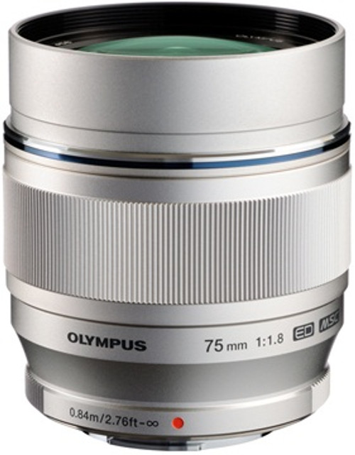M.Zuiko Digital ED 75mm f/1.8 Lens (Silver) M.Zuiko Digital ED 75mm f/1.8 Lens (Silver)