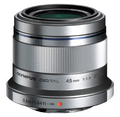 OLYMPUS M.ZUIKO DIGITAL ED 45mm f1.8 +α M.Zuiko Digital 45mm f/1.8 Lens (Black) - Allen's Camera