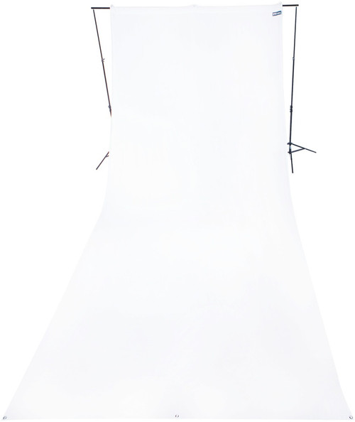 9' x 20' White Wrinkle-Resistant Backdrop 9' x 20' White Wrinkle-Resistant Backdrop