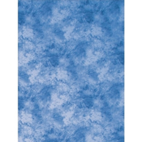 Cloud Dyed Backdrop - 10' x 12' - Medium Blue Cloud Dyed Backdrop - 10' x 12' - Medium Blue