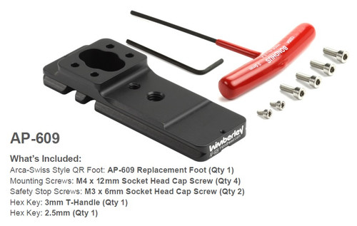 AP-609 Quick Release Replacement Foot for Sony: 400 f/2.8 GM OSS