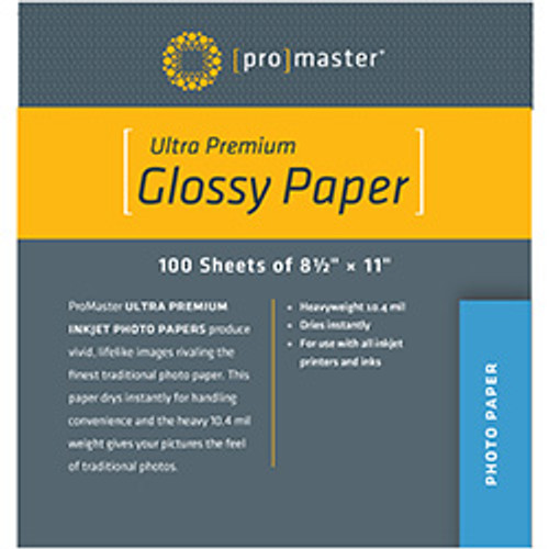 Ultra Premium Glossy Paper 8.5" x 11" - 100 Sheets Ultra Premium Glossy Paper 8.5" x 11" - 100 Sheets