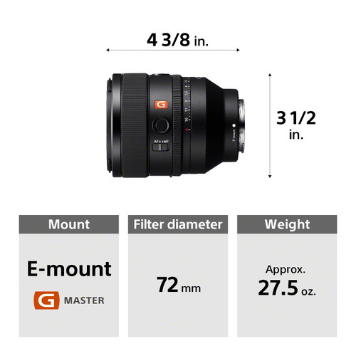 FE 50mm f/1.2 GM Lens - Allen's Camera