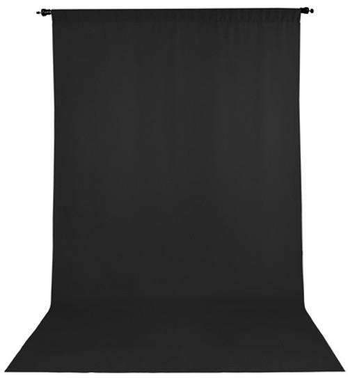 Wrinkle Resistant Backdrop 10'x12' - Black Wrinkle Resistant Backdrop 10'x12' - Black