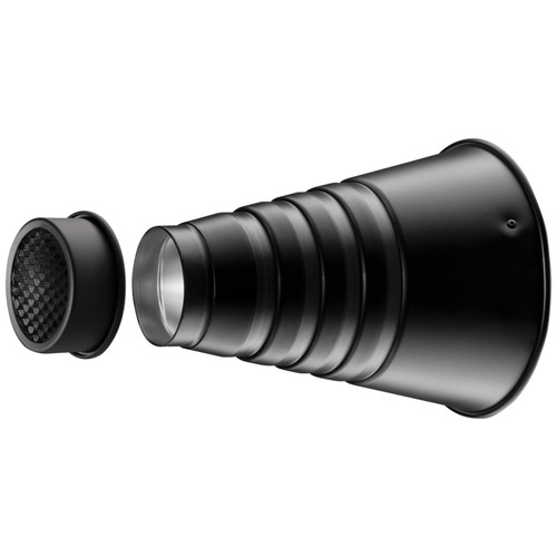 Snoot with Honeycomb Grid (Bowens/Godox Mount)