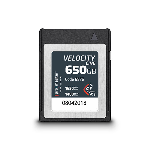 650GB CFExpress Type B Velocity Cine 650GB CFExpress Type B Velocity Cine